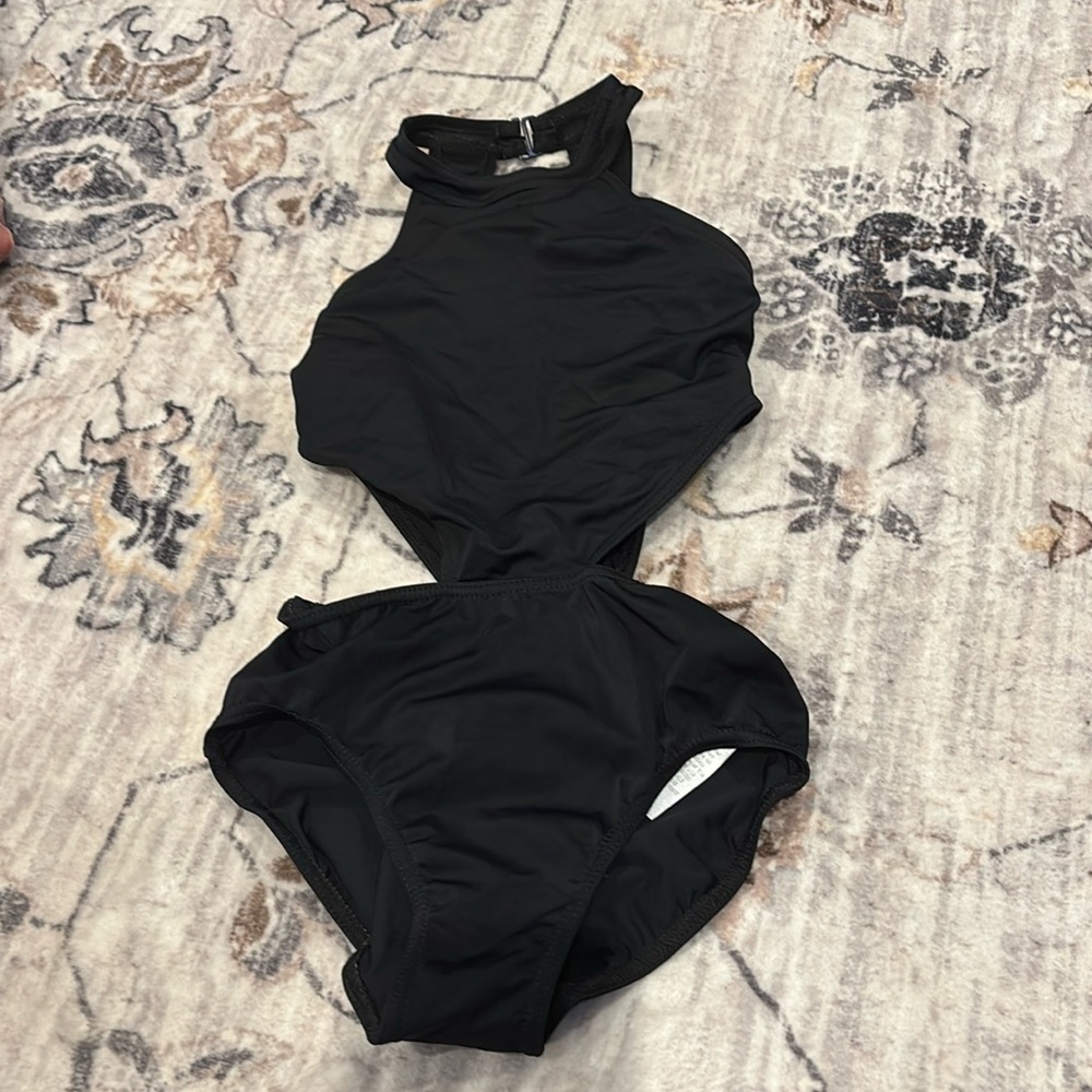 Black leotard size 10–12